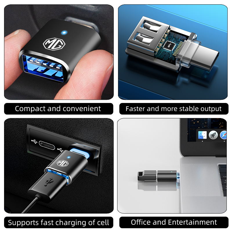 Car LED Type C To USB 3.0 Adap - Car Accessories App ulasan dan harga