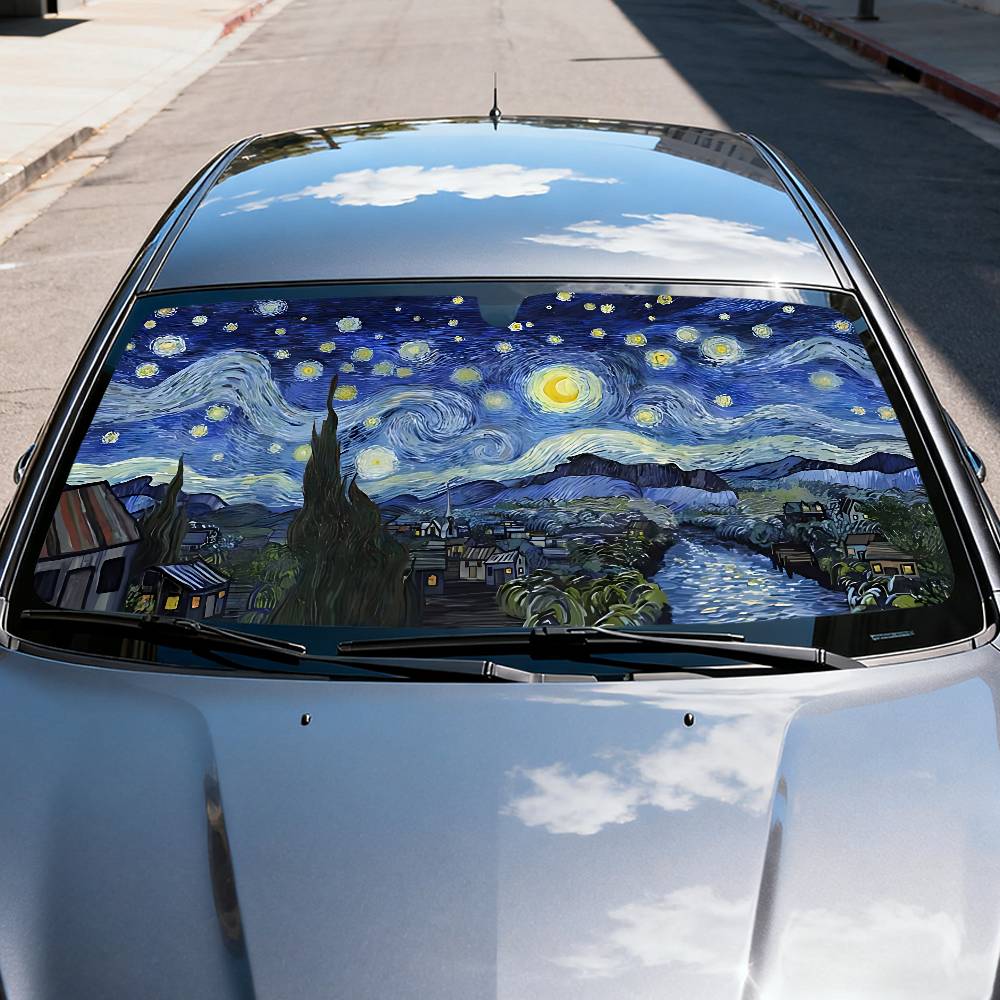 Starry Night V-Van G-Gogh Car  - Car Accessories Outside ulasan dan harga