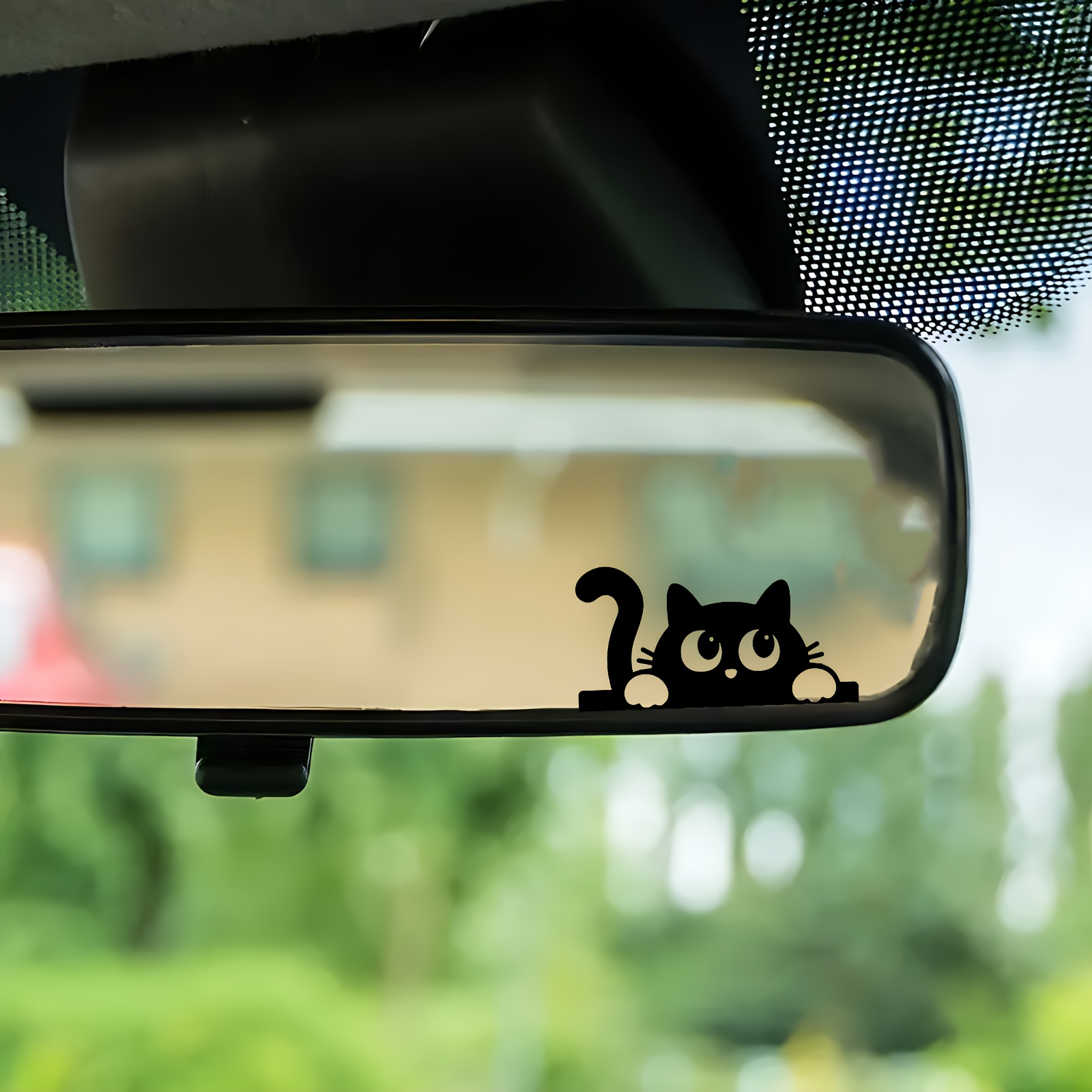 Cute Cat Car Rearview Mirror S - Car Accessories Xmas Gifts ulasan dan harga