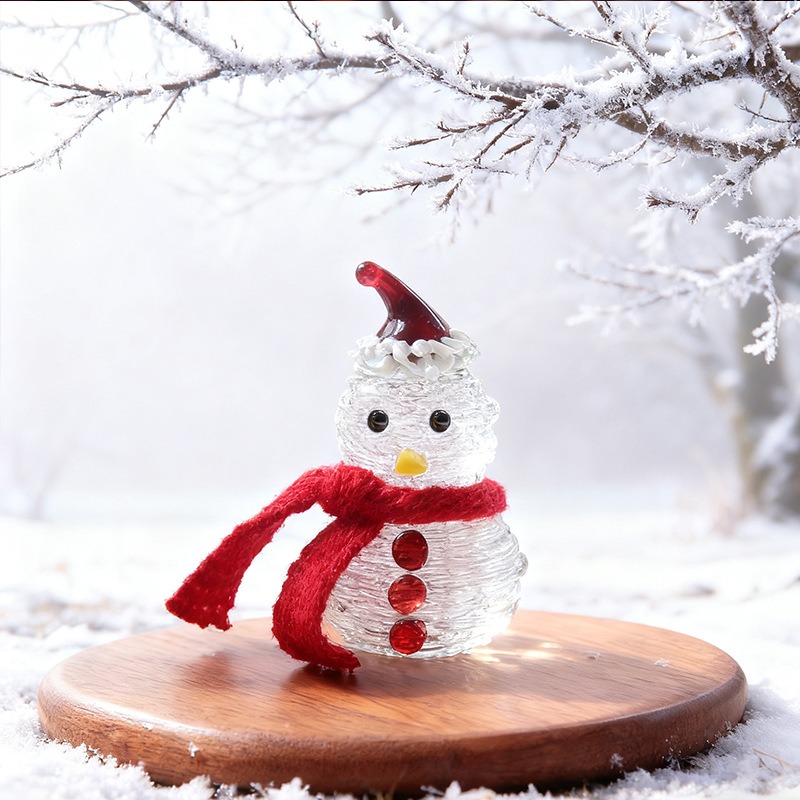 Handcrafted Glass Christmas Tr - Car Accessories Xmas Gifts ulasan dan harga