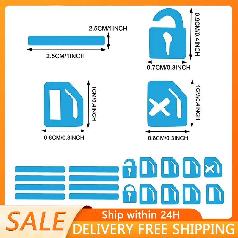 18pcs Car Window Control Butto - Car Accessories Outside ulasan dan harga
