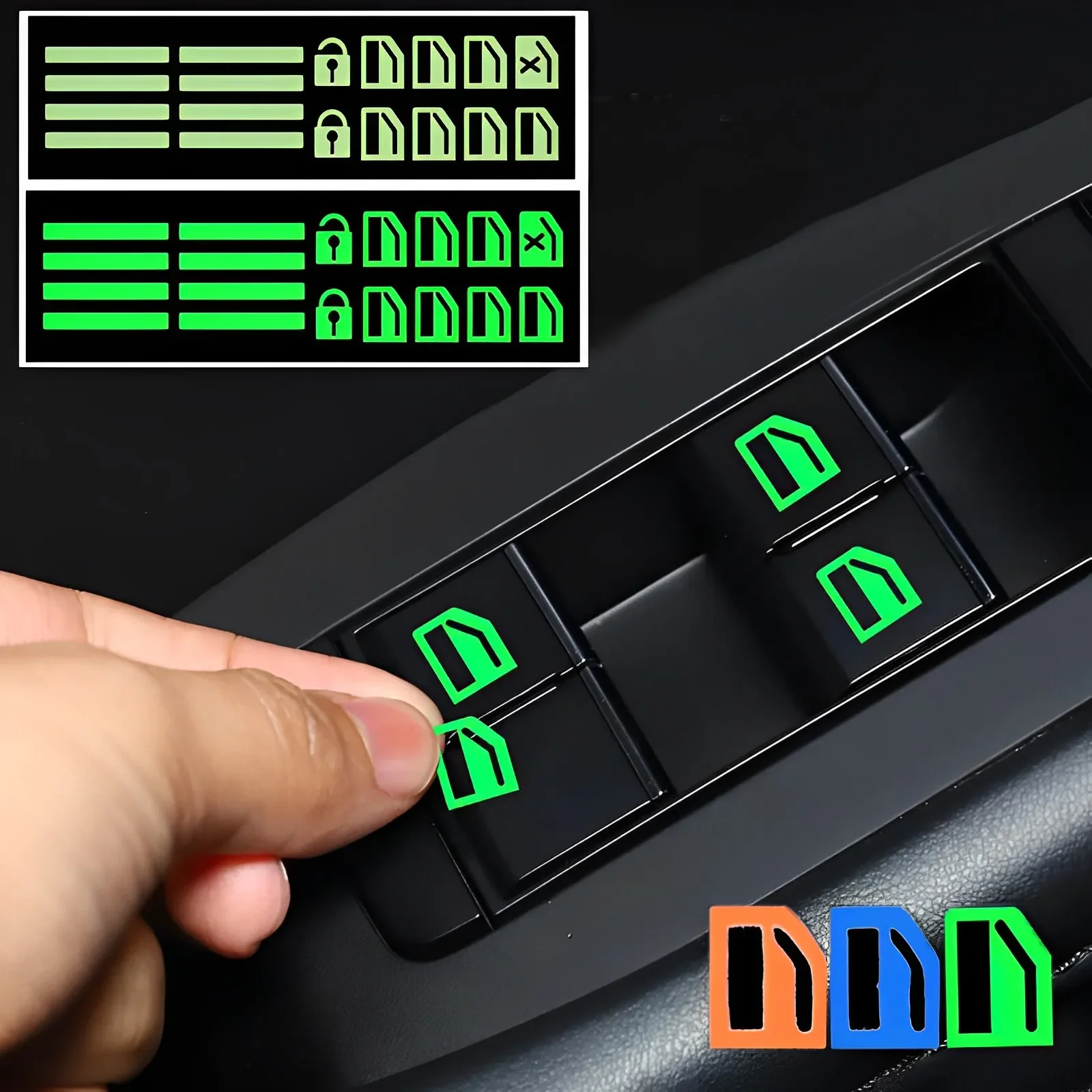 18pcs Car Window Control Butto - Car Accessories Outside ulasan dan harga
