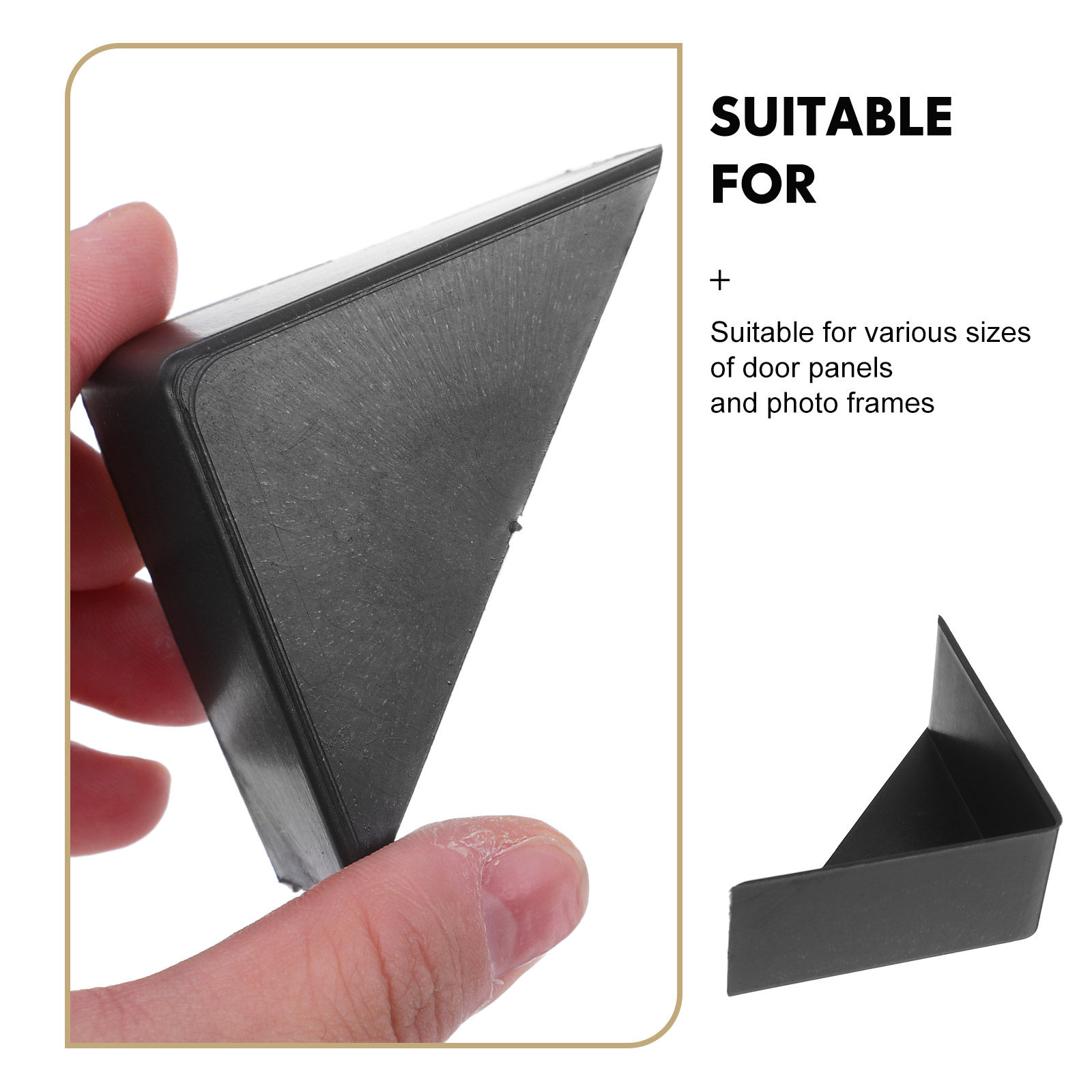 200Pcs Plastic Black Corner Pr - Bumper Guard Protector ulasan dan harga