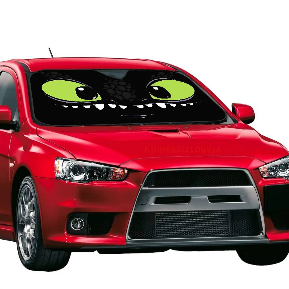 Cartoon EYE Toothless Windshie - Car Accessories Outside ulasan dan harga