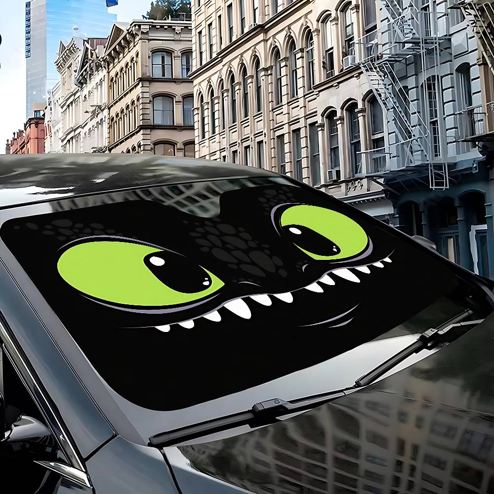 Cartoon EYE Toothless Windshie - Car Accessories Outside ulasan dan harga