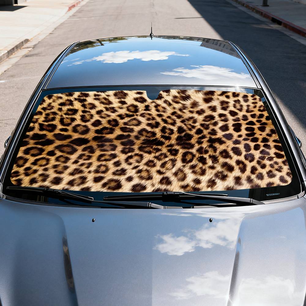 Animal Fur (Leopard Print) Car - Car Accessories Outside ulasan dan harga