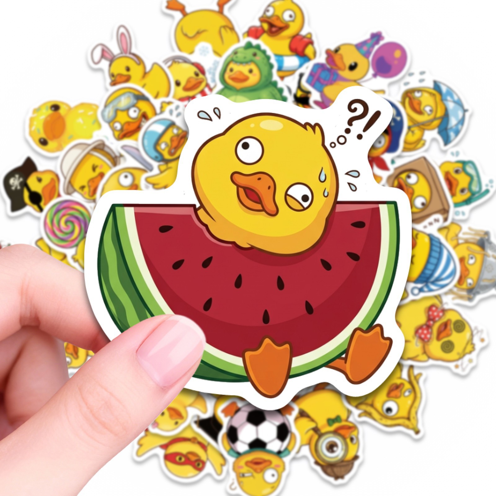 50/100Pcs Cute Funny Small Duc - Car Accessories List ulasan dan harga