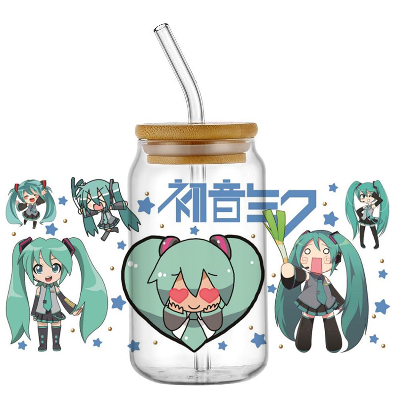 Hatsune Miku UV DTF Cup Wrap 1 - Car Accessories Outside ulasan dan harga