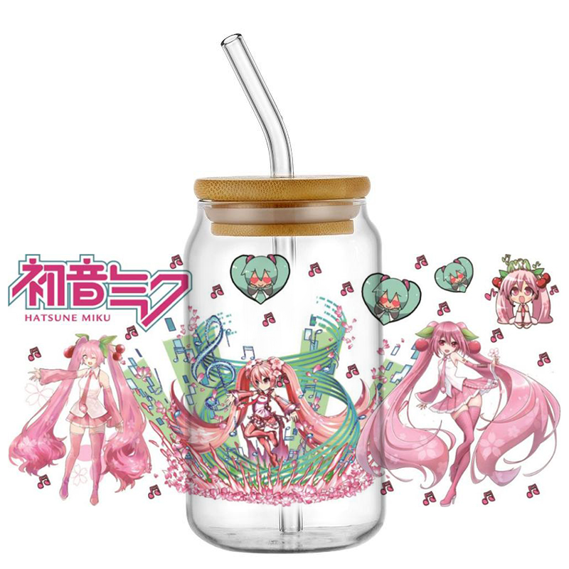 Hatsune Miku UV DTF Cup Wrap 1 - Car Accessories Outside ulasan dan harga