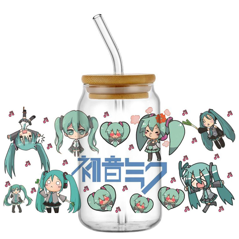 Hatsune Miku UV DTF Cup Wrap 1 - Car Accessories Outside ulasan dan harga
