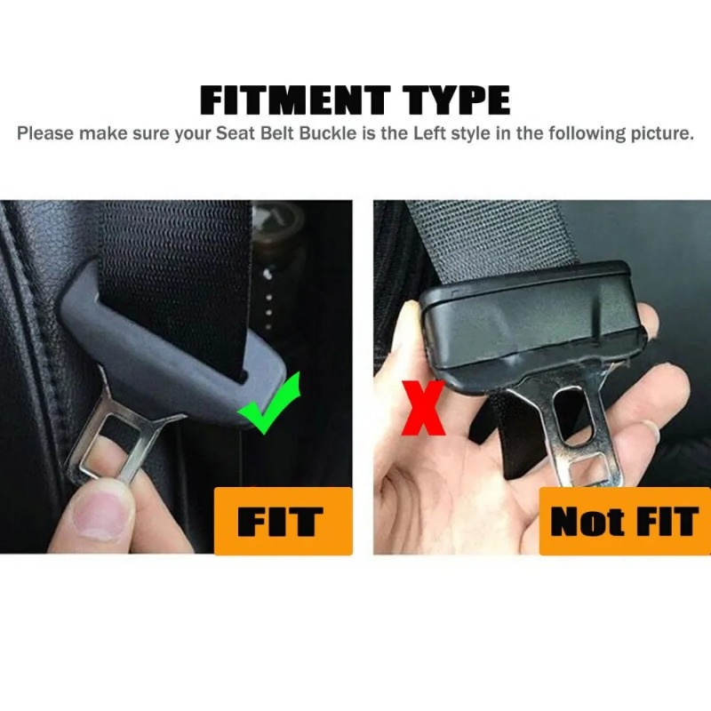2pcs Car Seat Belt Clip Silico - Car Accessories Inside ulasan dan harga