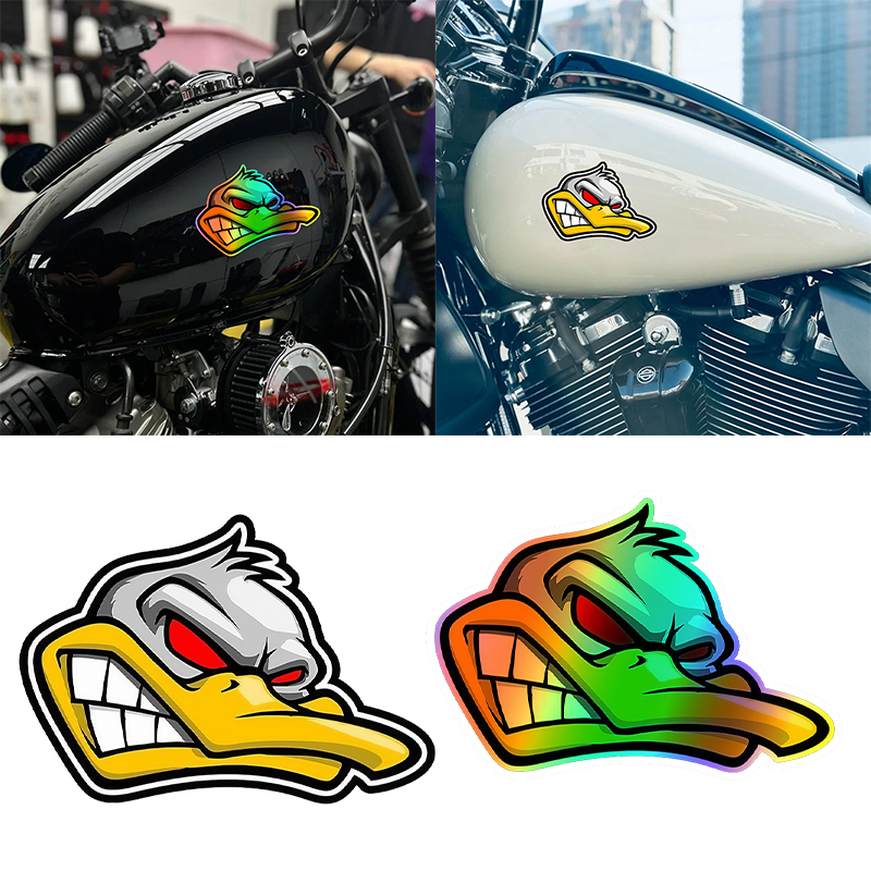 1PC Funny Cartoon Angry Duck H - Car Accessories Outside ulasan dan harga