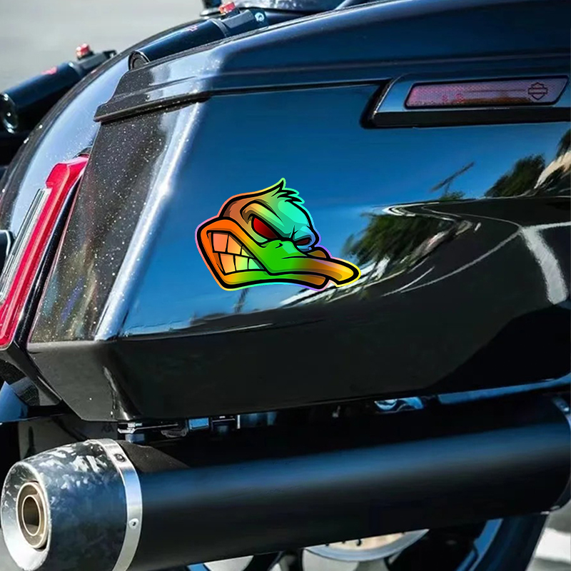 1PC Funny Cartoon Angry Duck H - Car Accessories Outside ulasan dan harga