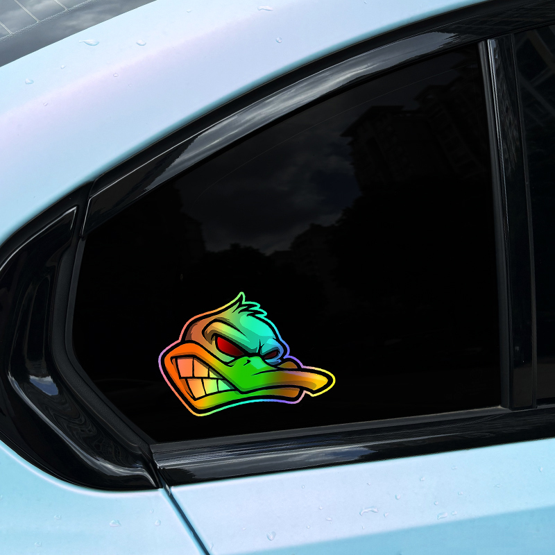 1PC Funny Cartoon Angry Duck H - Car Accessories Outside ulasan dan harga
