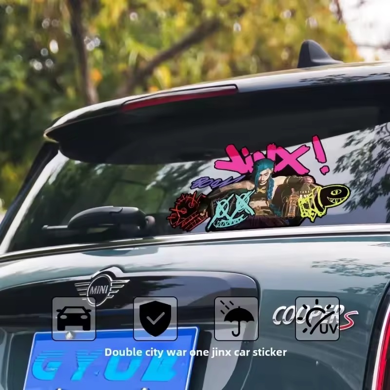 Arcane Jinx Graffiti Reflectiv - Car Accessories Outside ulasan dan harga