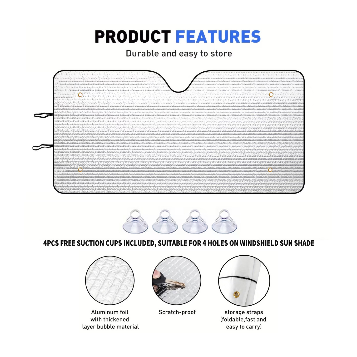 1pc Personalize Foldable Car S - Car Accessories Outside ulasan dan harga