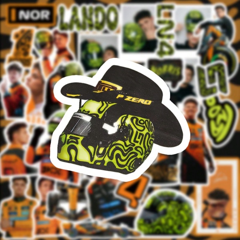 59PCS Lando Norris racing-them - Car Accessories Outside ulasan dan harga