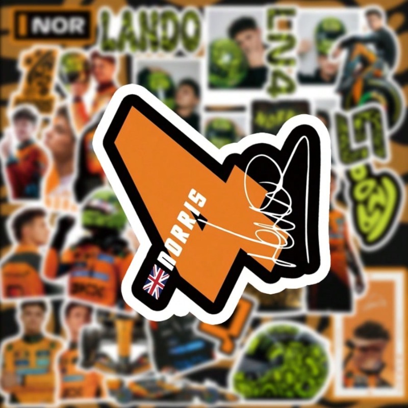 59PCS Lando Norris racing-them - Car Accessories Outside ulasan dan harga