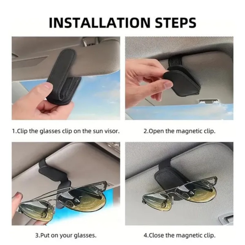 Car Sun Visor Glasses Case Hol - Car Accessories Outside ulasan dan harga