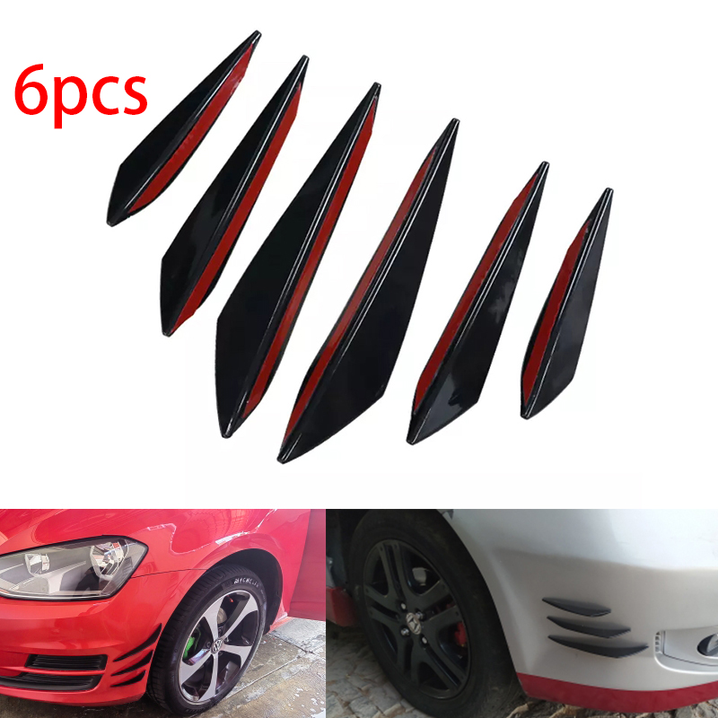 6pcs Universal Rubber Car Fron - Bumper Guard Protector ulasan dan harga